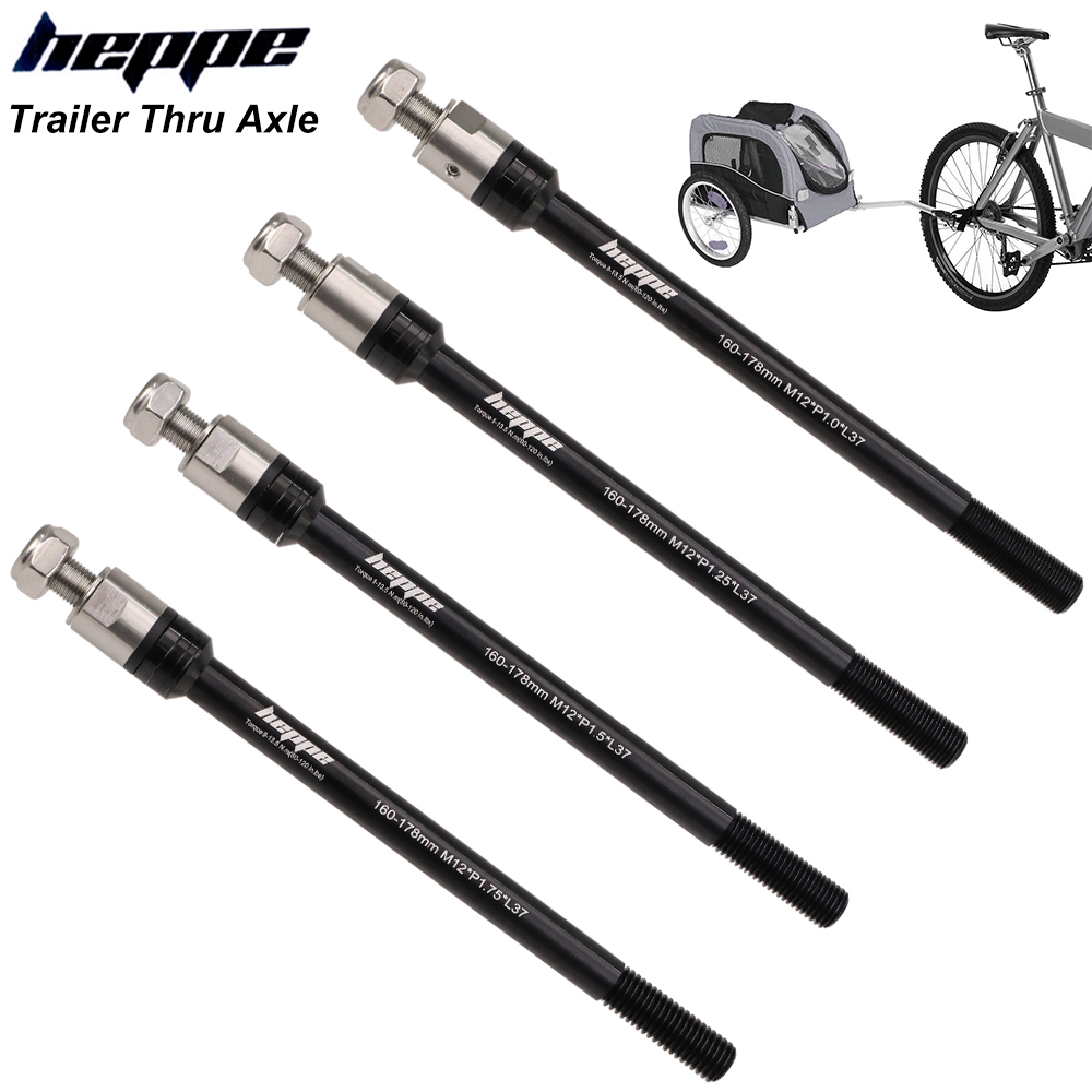 Thru Axle Adapter For Bike Trainer - HEPPE Bicycle Trailer Thru Axle Cargo